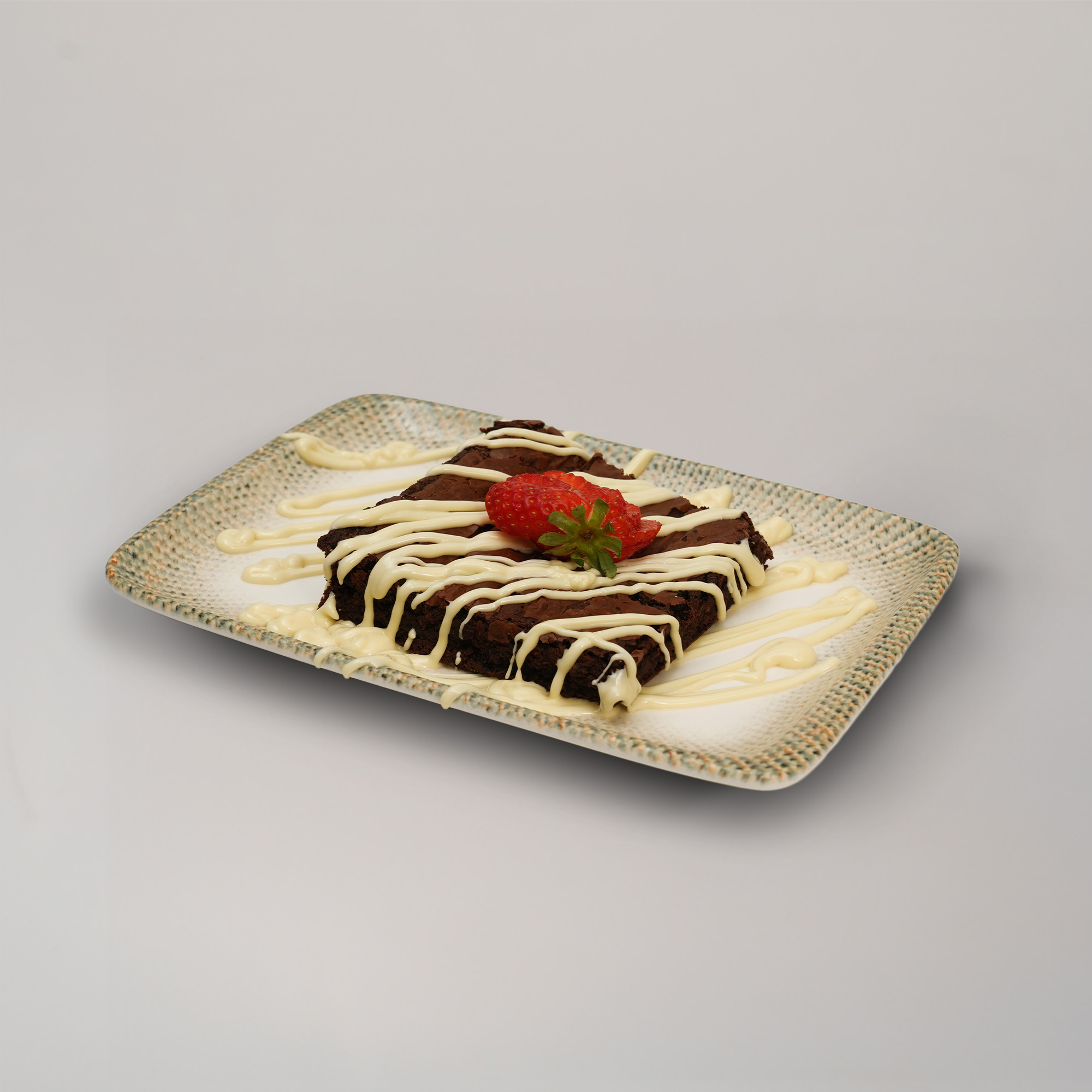 White chocolate brownie